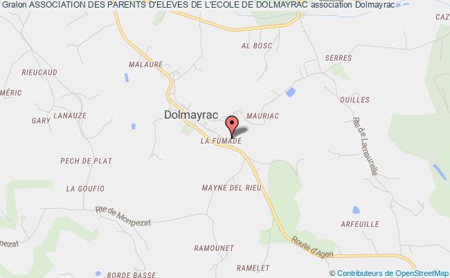 plan association Association Des Parents D'eleves De L'ecole De Dolmayrac Dolmayrac