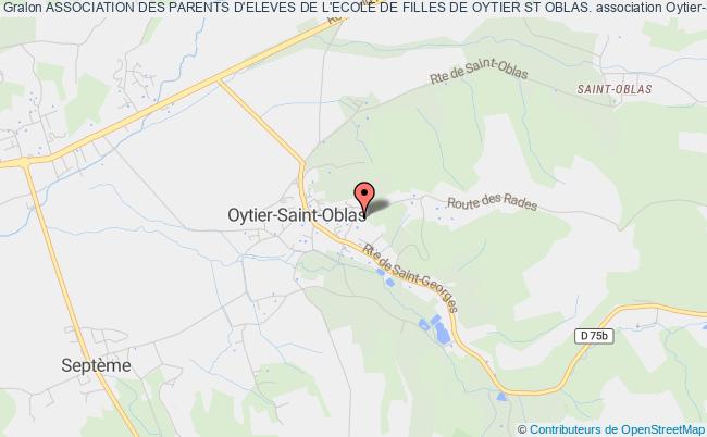 plan association Association Des Parents D'eleves De L'ecole De Filles De Oytier St Oblas. Oytier-Saint-Oblas