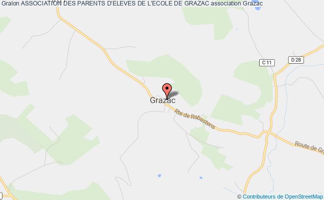 plan association Association Des Parents D'eleves De L'ecole De Grazac Grazac