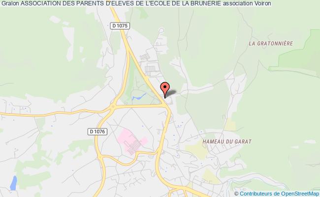 plan association Association Des Parents D'eleves De L'ecole De La Brunerie Voiron
