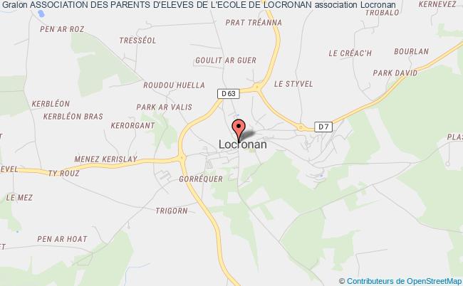 plan association Association Des Parents D'eleves De L'ecole De Locronan Locronan