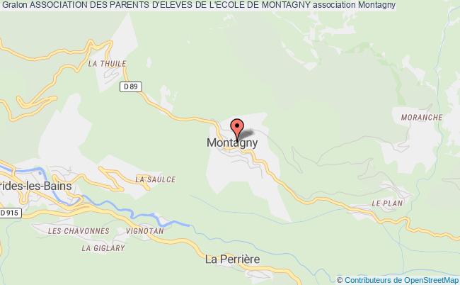 plan association Association Des Parents D'eleves De L'ecole De Montagny Montagny