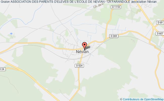 plan association Association Des Parents D'eleves De L'ecole De Nevian - La Farandole Névian