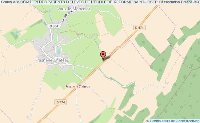plan association Association Des Parents D'eleves De L'ecole De Reforme Saint-joseph Frasne-le-Château