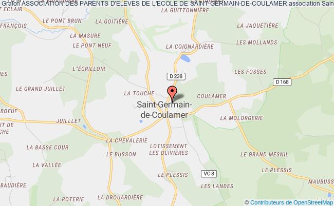 plan association Association Des Parents D'eleves De L'ecole De Saint-germain-de-coulamer Saint-Germain-de-Coulamer