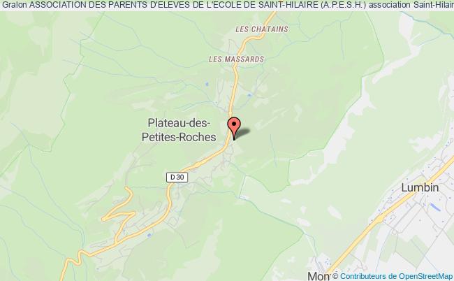 plan association Association Des Parents D'eleves De L'ecole De Saint-hilaire (a.p.e.s.h.) Plateau-des-Petites-Roches