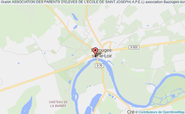 plan association Association Des Parents D'eleves De L'ecole De Saint Joseph( A.p.e.l) Bazouges-sur-le-Loir