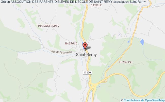 plan association Association Des Parents D'eleves De L'ecole De Saint-remy Saint-Rémy
