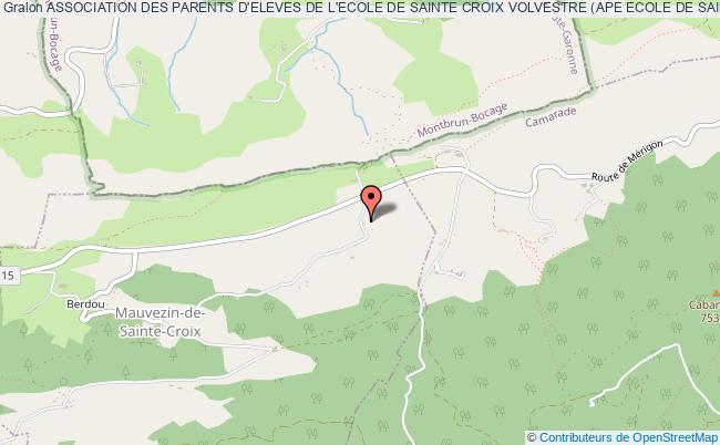 ASSOCIATION DES PARENTS D'ELEVES DE L'ECOLE DE SAINTE CROIX VOLVESTRE (APE ECOLE DE SAINTE CROIX VOLVESTRE)