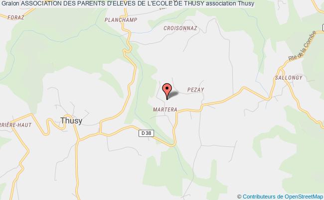 plan association Association Des Parents D'eleves De L'ecole De Thusy Thusy