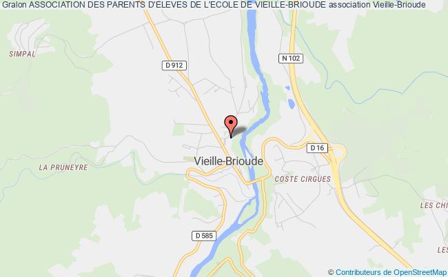 plan association Association Des Parents D'eleves De L'ecole De Vieille-brioude Vieille-Brioude