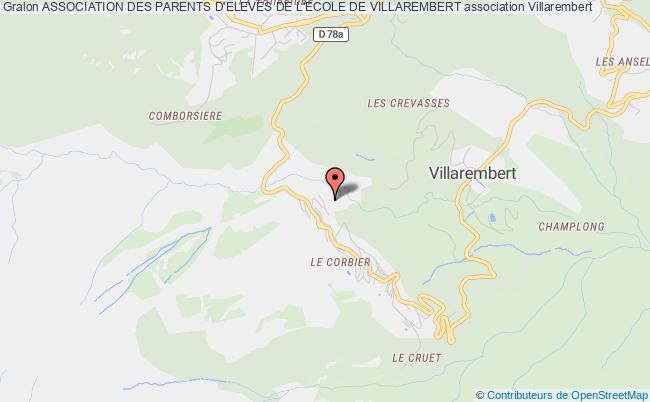 plan association Association Des Parents D'eleves De L'ecole De Villarembert Villarembert