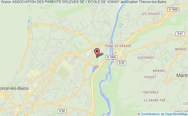 plan association Association Des Parents D'eleves De L'ecole De Vongy Thonon-les-Bains
