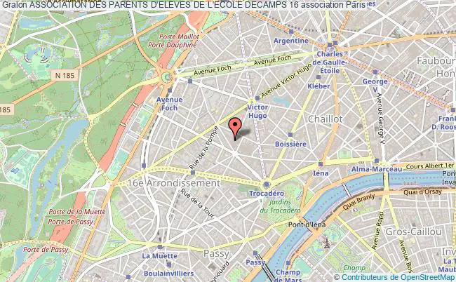 plan association Association Des Parents D'eleves De L'ecole Decamps 16 PARIS