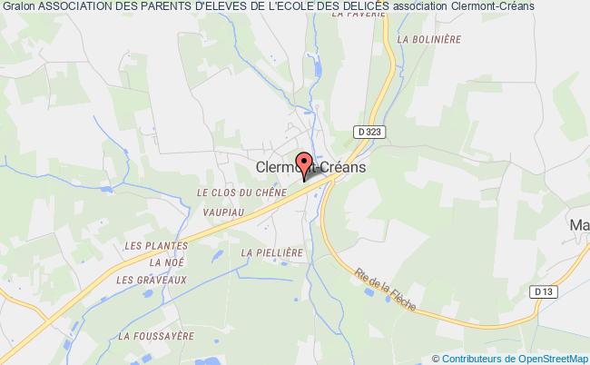 plan association Association Des Parents D'eleves De L'ecole Des Delices Clermont-Créans