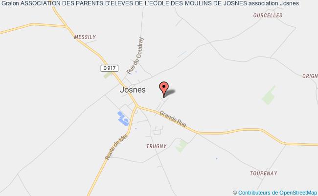 plan association Association Des Parents D'eleves De L'ecole Des Moulins De Josnes Josnes