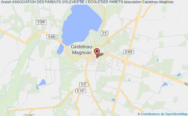 plan association Association Des Parents D'eleves De L'ecole Des Parets Castelnau-Magnoac