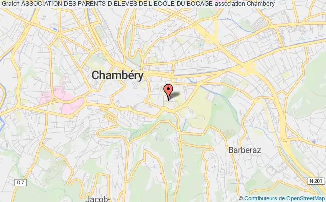 plan association Association Des Parents D Eleves De L Ecole Du Bocage Chambéry