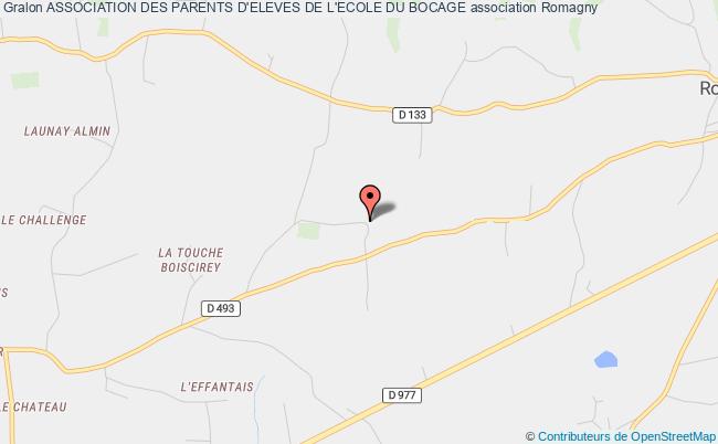 plan association Association Des Parents D'eleves De L'ecole Du Bocage Romagny