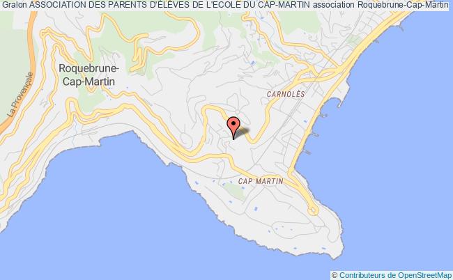plan association Association Des Parents D'ÉlÈves De L'ecole Du Cap-martin Roquebrune-Cap-Martin