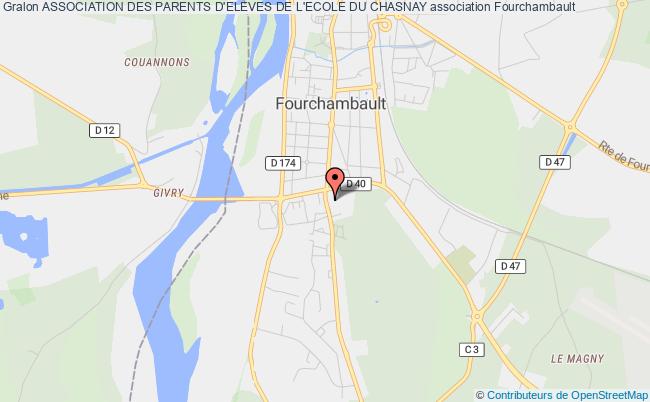 plan association Association Des Parents D'eleves De L'ecole Du Chasnay Fourchambault