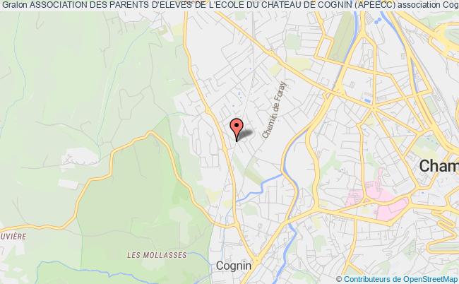plan association Association Des Parents D'eleves De L'ecole Du Chateau De Cognin (apeecc) Cognin
