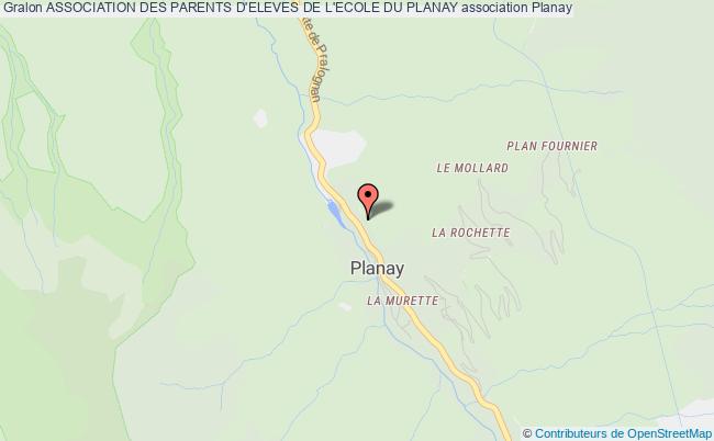 plan association Association Des Parents D'eleves De L'ecole Du Planay Planay