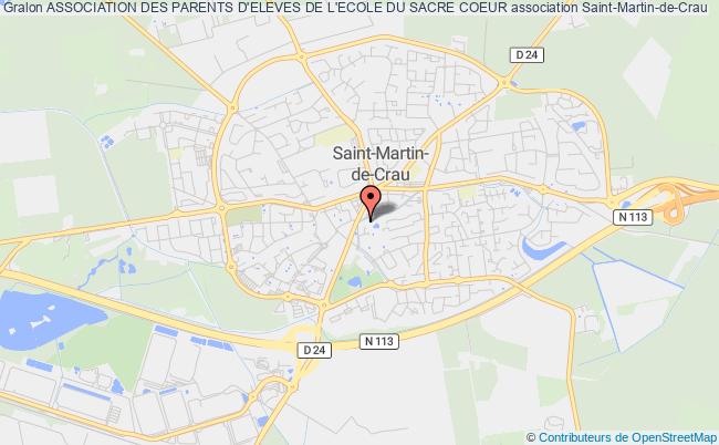 plan association Association Des Parents D'eleves De L'ecole Du Sacre Coeur Saint-Martin-de-Crau