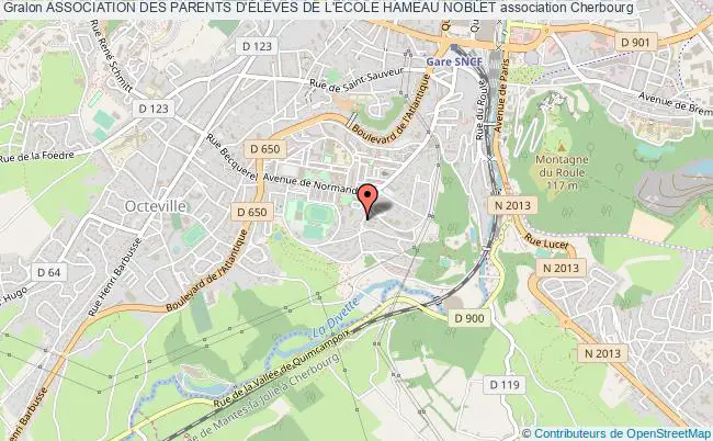 plan association Association Des Parents D'ÉlÈves De L'École Hameau Noblet Cherbourg-en-Cotentin