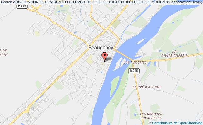 plan association Association Des Parents D'eleves De L'ecole Institution Nd De Beaugency Beaugency