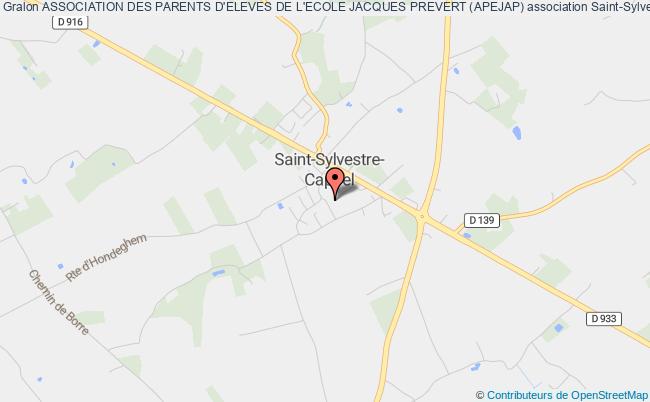 plan association Association Des Parents D'eleves De L'ecole Jacques Prevert (apejap) Saint-Sylvestre-Cappel