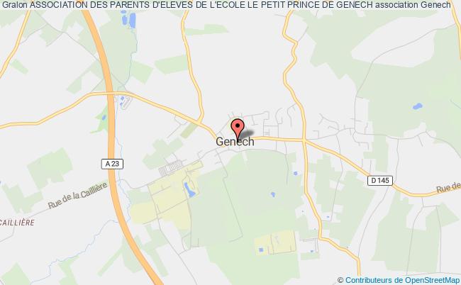 plan association Association Des Parents D'eleves De L'ecole Le Petit Prince De Genech Genech