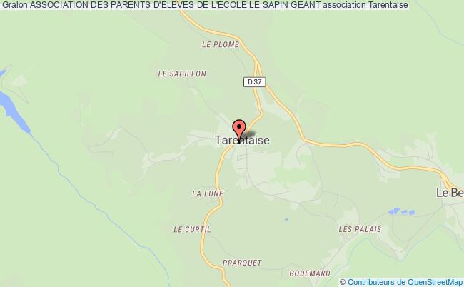 plan association Association Des Parents D'eleves De L'ecole Le Sapin Geant Tarentaise