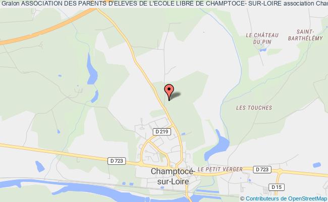 plan association Association Des Parents D'eleves De L'ecole Libre De Champtoce- Sur-loire Champtocé-sur-Loire