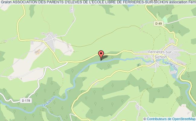 plan association Association Des Parents D'eleves De L'ecole Libre De Ferrieres-sur-sichon Ferrières-sur-Sichon