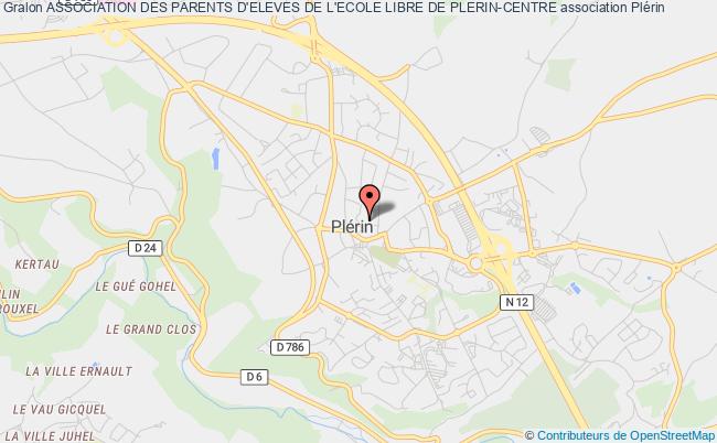 plan association Association Des Parents D'eleves De L'ecole Libre De Plerin-centre Plérin