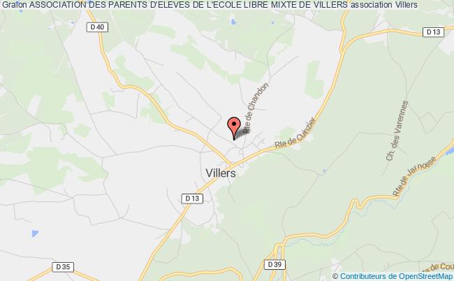 ASSOCIATION DES PARENTS D'ELEVES DE L'ECOLE LIBRE MIXTE DE VILLERS