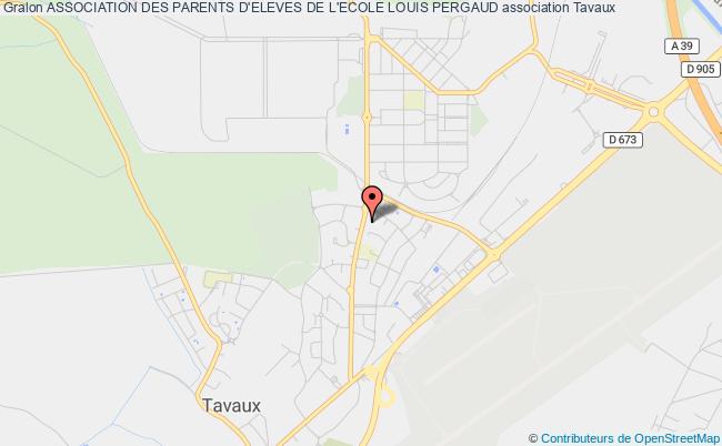 plan association Association Des Parents D'eleves De L'ecole Louis Pergaud Tavaux