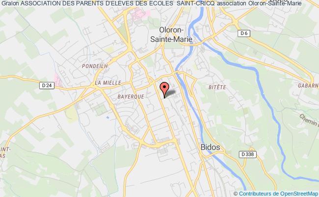 plan association Association Des Parents D'eleves De L'ecole Maternelle Saint-cricq Oloron-Sainte-Marie