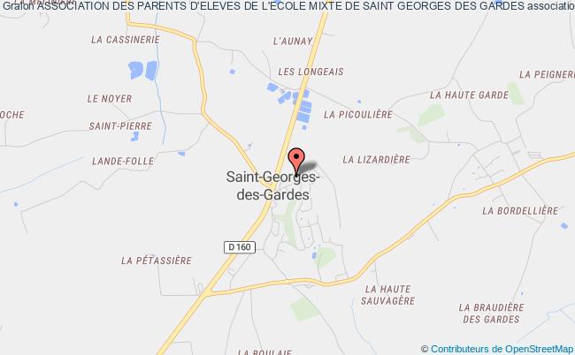 plan association Association Des Parents D'eleves De L'ecole Mixte De Saint Georges Des Gardes Chemillé-en-Anjou