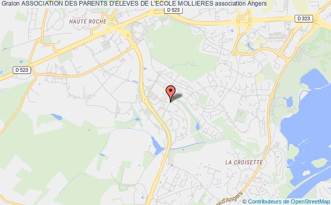 plan association Association Des Parents D'eleves De L'ecole Mollieres Angers