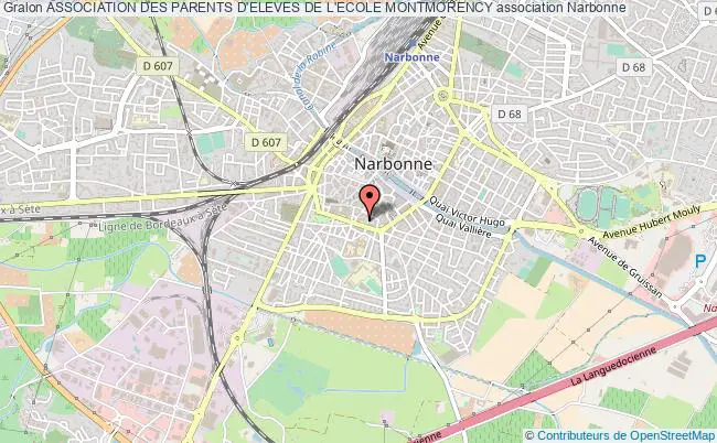 plan association Association Des Parents D'eleves De L'ecole Montmorency Narbonne