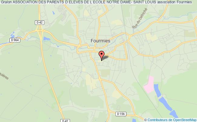plan association Association Des Parents D Eleves De L Ecole Notre Dame- Saint Louis Fourmies