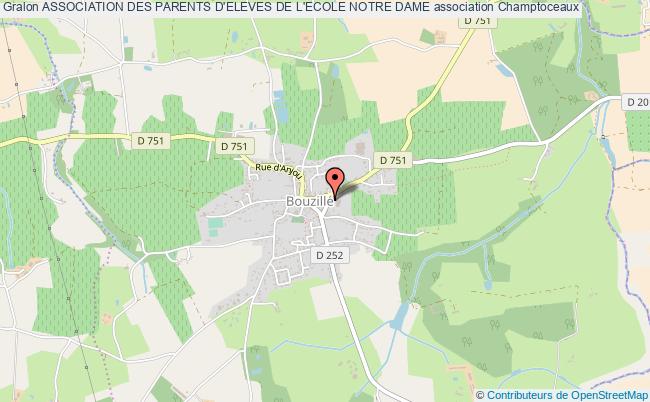 plan association Association Des Parents D'eleves De L'ecole Notre Dame Orée d'Anjou