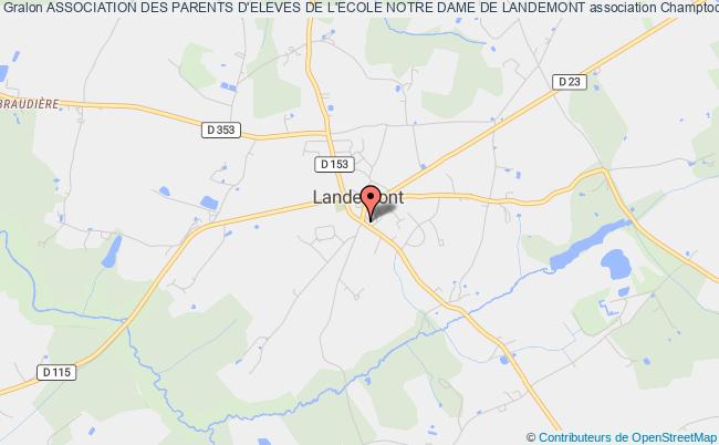 plan association Association Des Parents D'eleves De L'ecole Notre Dame De Landemont Orée-d'Anjou
