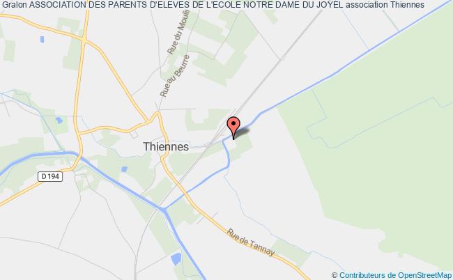 plan association Association Des Parents D'eleves De L'ecole Notre Dame Du Joyel Thiennes