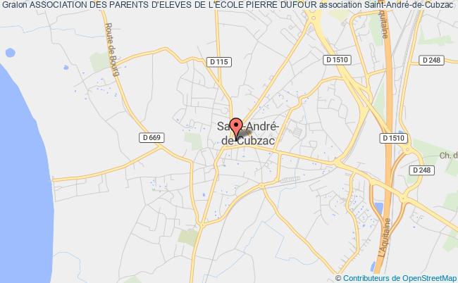 plan association Association Des Parents D'eleves De L'ecole Pierre Dufour Saint-André-de-Cubzac