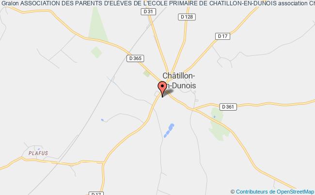 plan association Association Des Parents D'elÈves De L'ecole Primaire De Chatillon-en-dunois Châtillon-en-Dunois