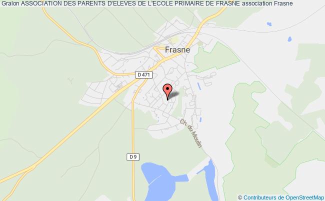 plan association Association Des Parents D'eleves De L'ecole Primaire De Frasne Frasne