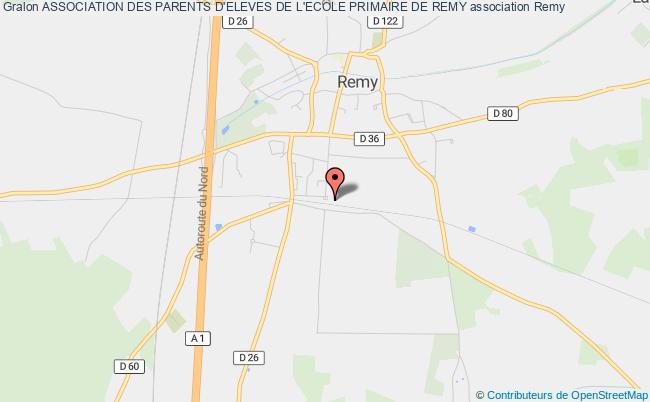 plan association Association Des Parents D'eleves De L'ecole Primaire De Remy Remy
